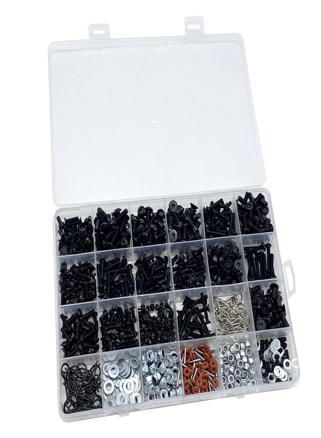 RC Lelut RC Screw Kit 1000pcs RC Car Screws, RC Hardware Kit for Traxxas Axial Arrma Redcat RC4WD HSP HPI SCX10 Losi 1/8 1/10 1/12 1/16 Scale RC Cars Trucks Crawler Buggy Accessories - Image 1